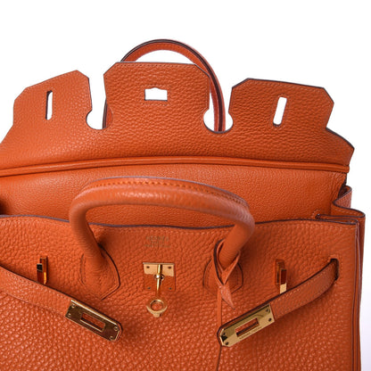Hermes Togo Birkin 25 Orange 9 of 33