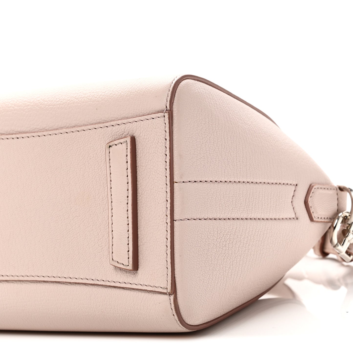Sugar Goatskin Mini Antigona Pale Pink