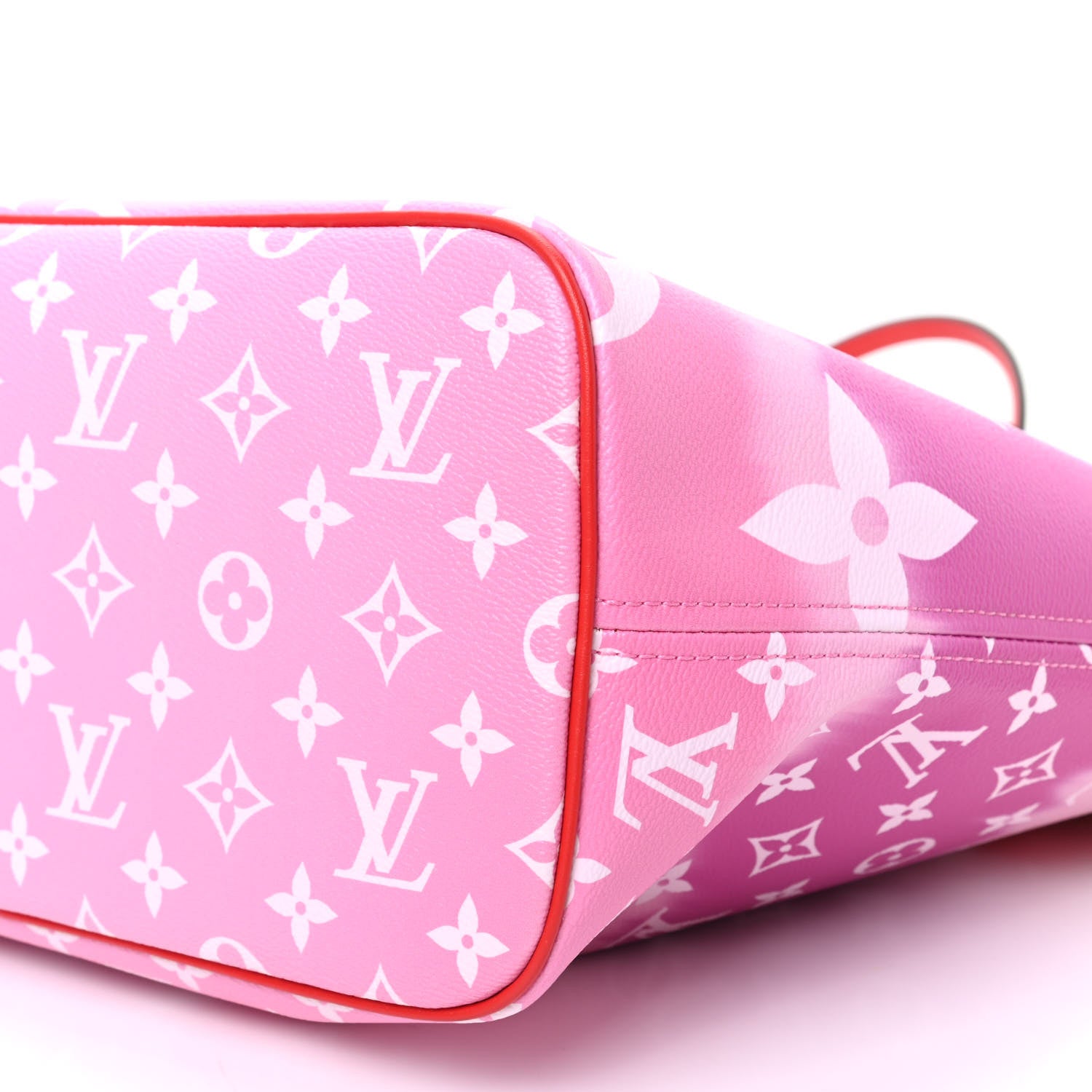 Louis Vuitton Monogram Escale Neverfull MM Rouge 9 of 10