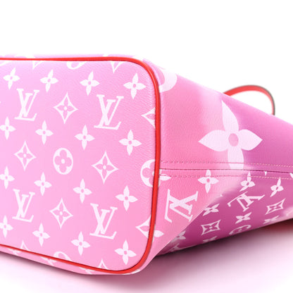 Louis Vuitton Monogram Escale Neverfull MM Rouge 9 of 10