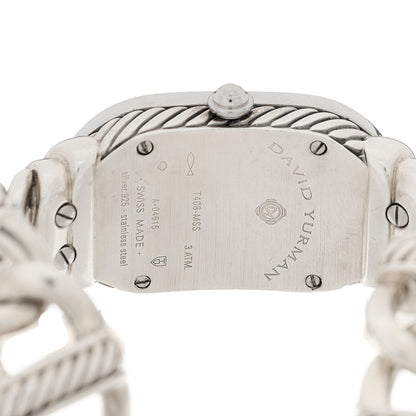 David Yurman Stainless Steel Diamond Bezel Mother of Pearl 20mm Madison Cable Quartz Watch 4 of 4