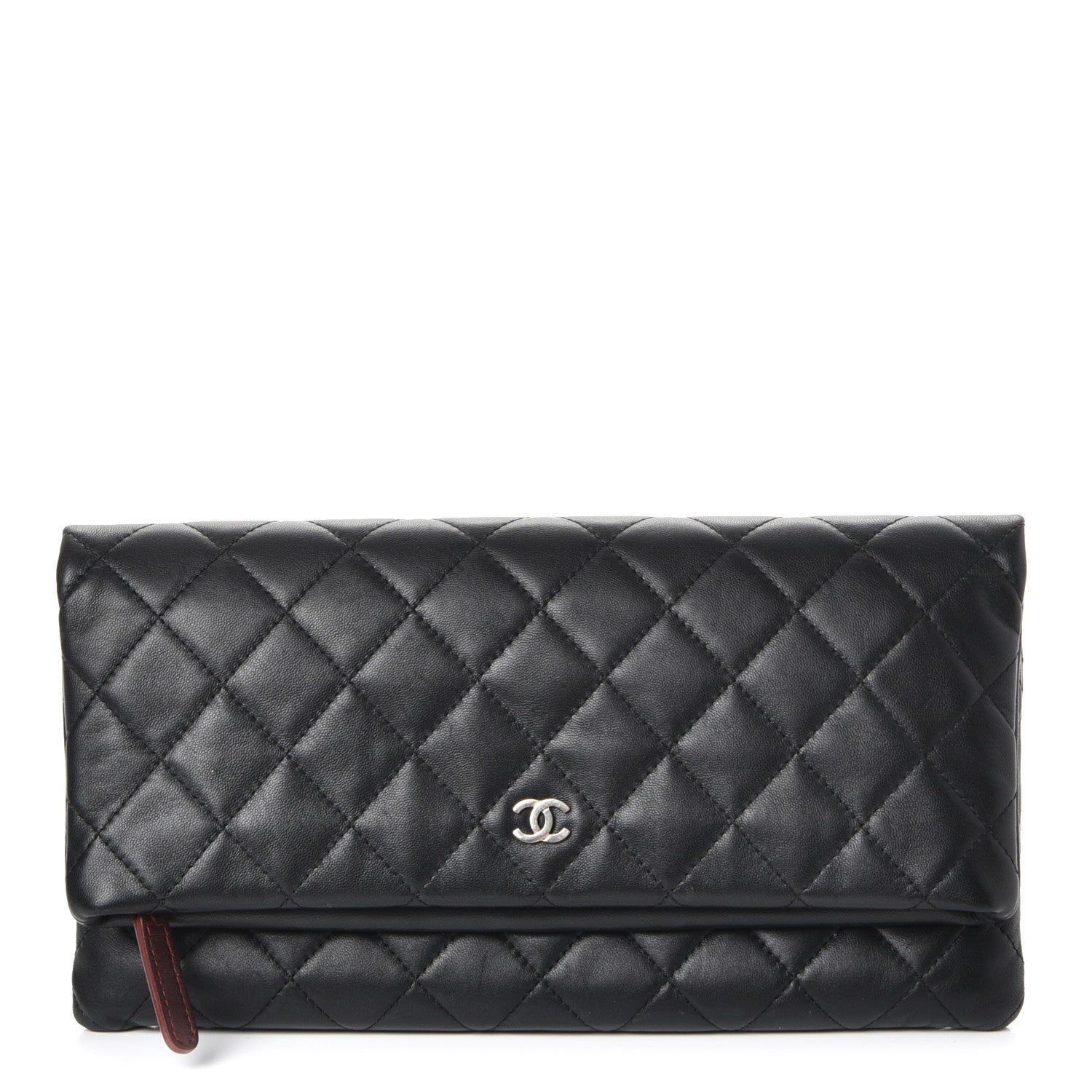 Chanel Lambskin Quilted CC Beauty Clutch Black 1 of 8