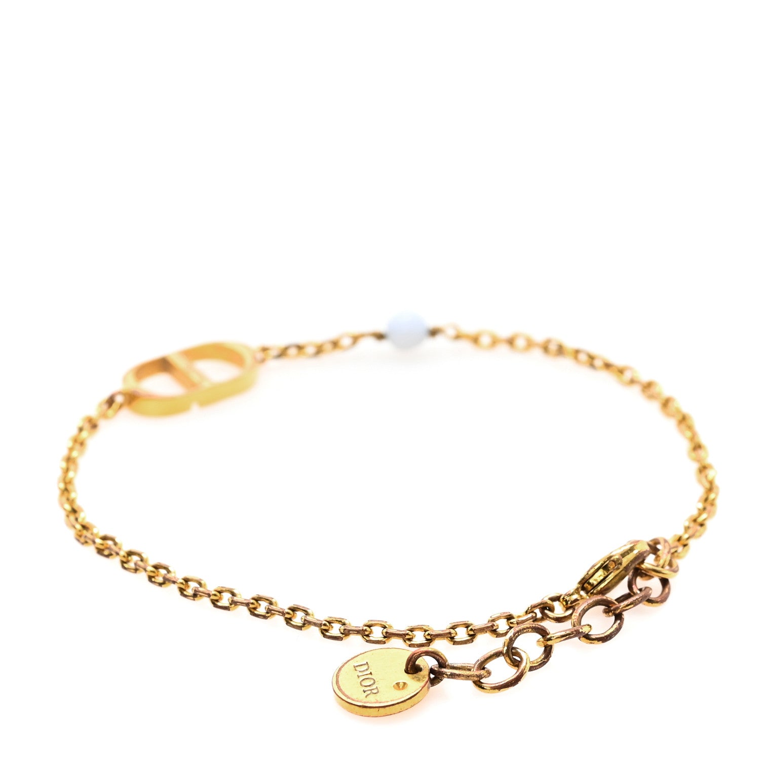 Christian Dior Pearl CD Bracelet Gold 3 of 6