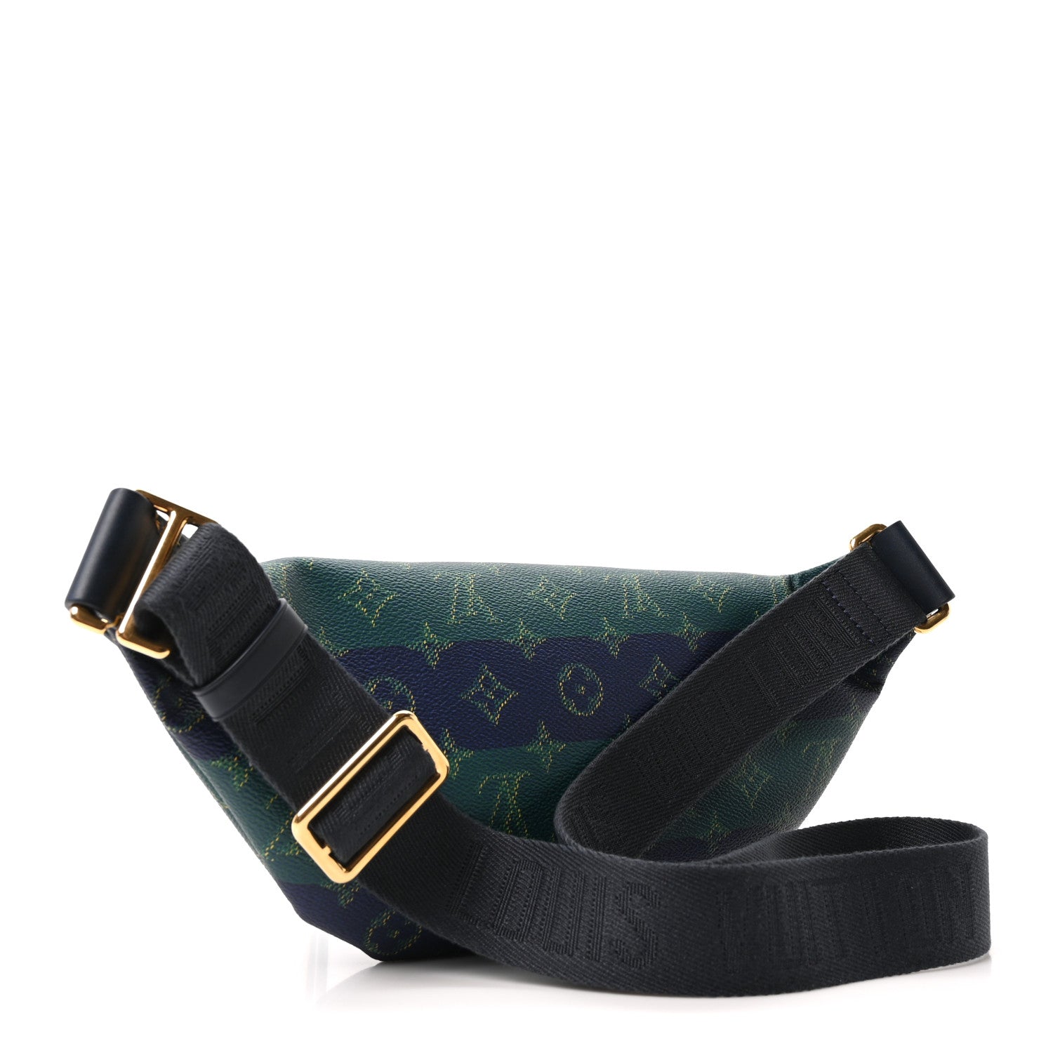 Louis Vuitton Monogram Heritage Rush Bumbag Blue Stripes 3 of 10