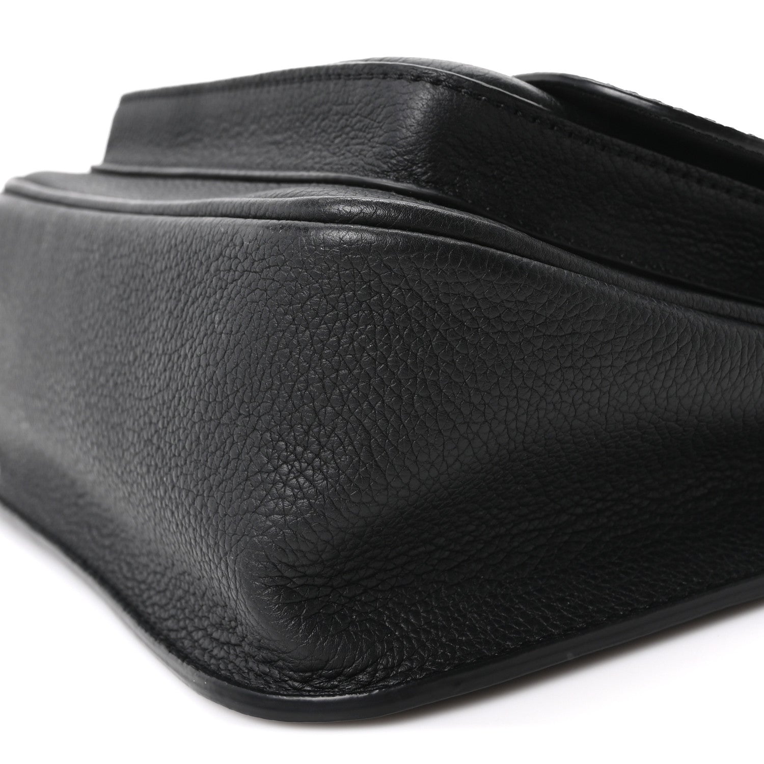 Louis Vuitton Grained Calfskin Lockme Chain Bag PM Black 9 of 9