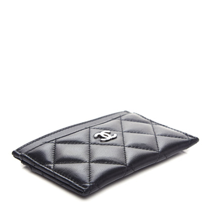 Chanel Lambskin Quilted Card Holder Black 4 of 9