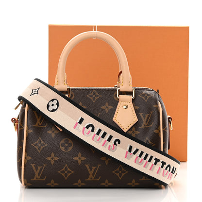 Louis Vuitton Monogram Speedy Bandouliere 20 Black 9 of 9