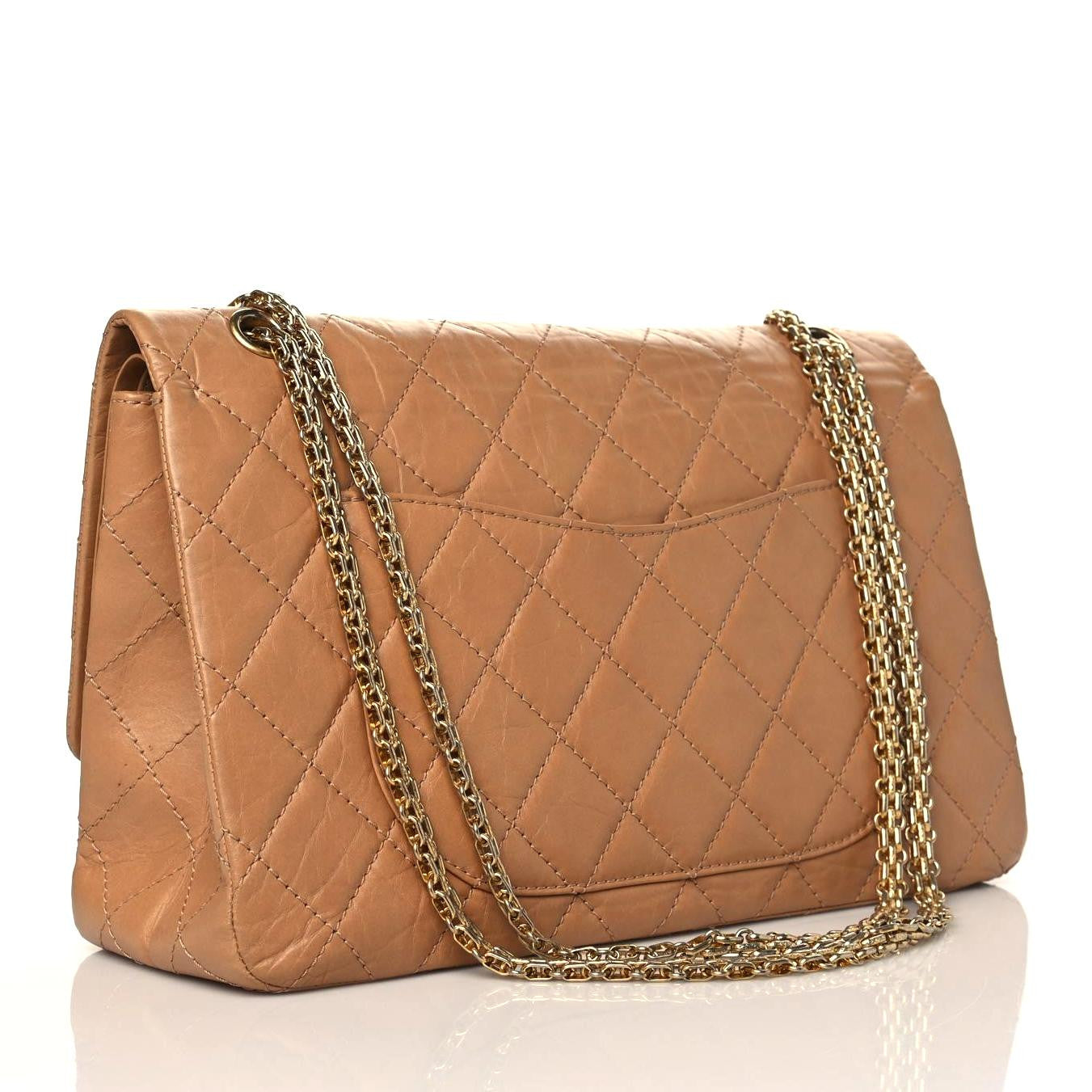 Chanel Aged Calfskin Quilted 2.55 Reissue 227 Flap Brown 2 of 8