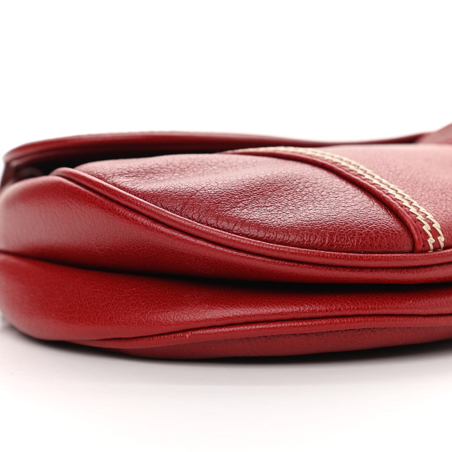 Calfskin Saddle Bag Red