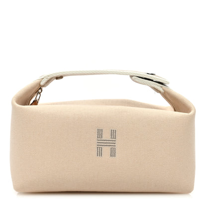 Hermes Canvas Small Bride-A-Brac Pouch Natural 1 of 6