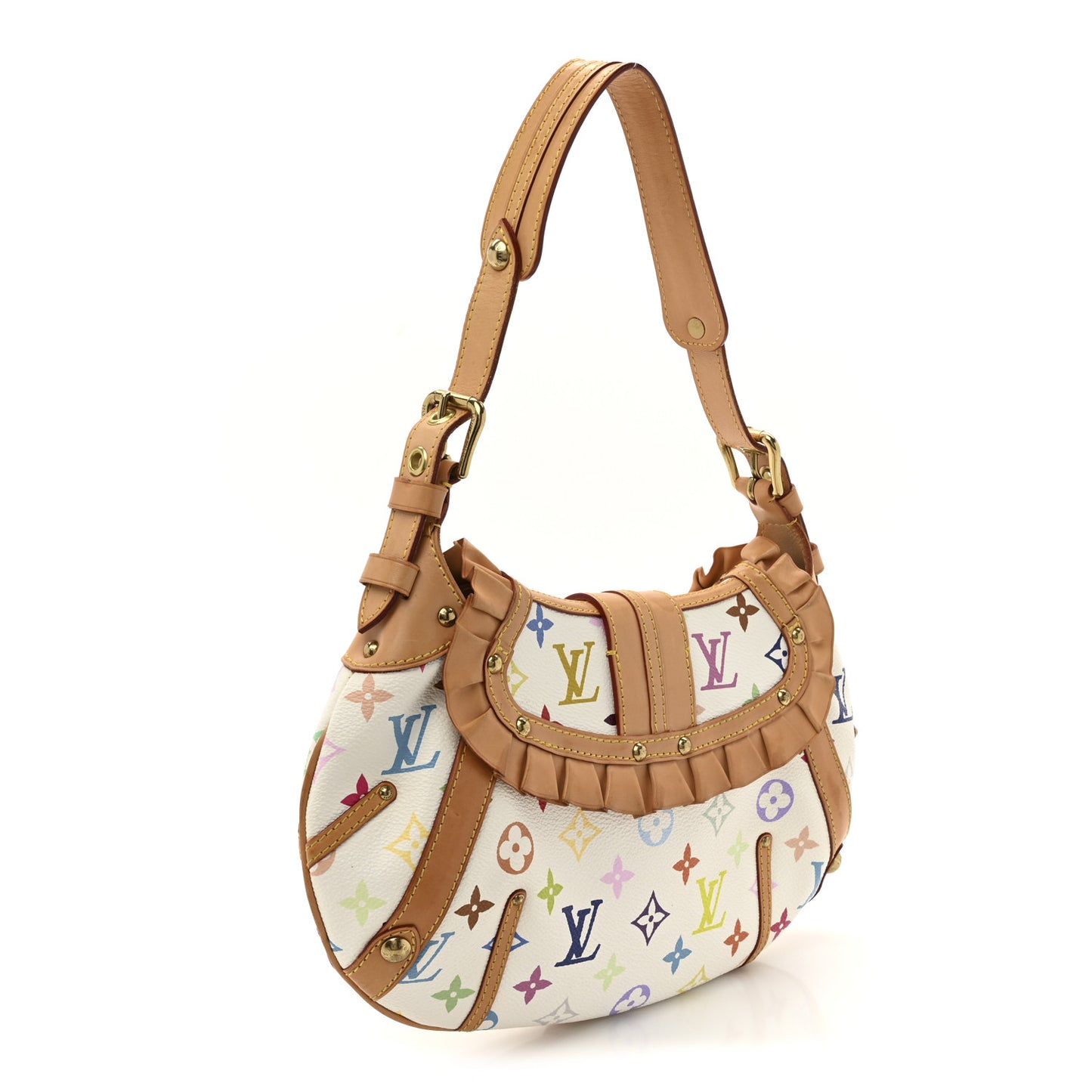 Monogram Multicolor Leonor White