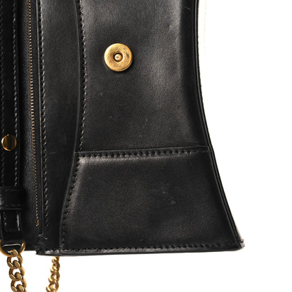 Balenciaga Shiny Box Calfskin Hourglass Chain Bag Black 12 of 12