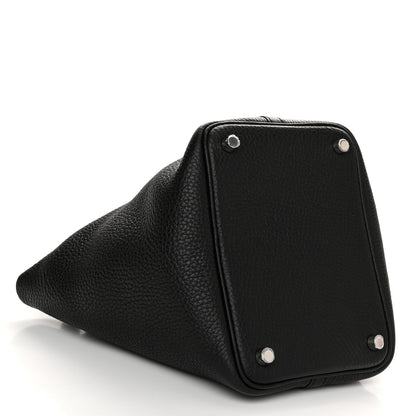 Hermes Taurillon Clemence Picotin Lock 18 PM Black 3 of 9