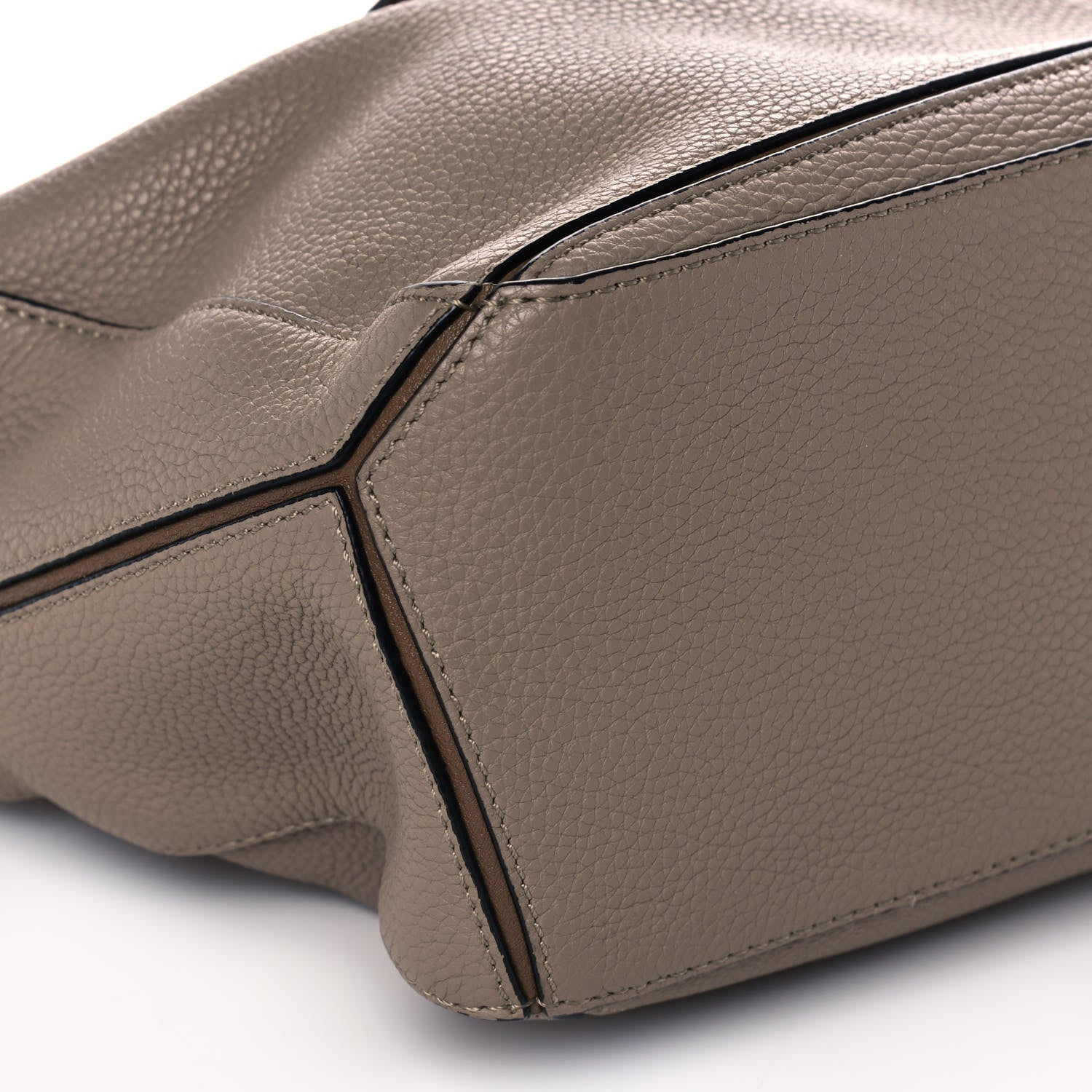 Loewe Grained Calfskin Small Puzzle Bag Sand Mink 8 of 9