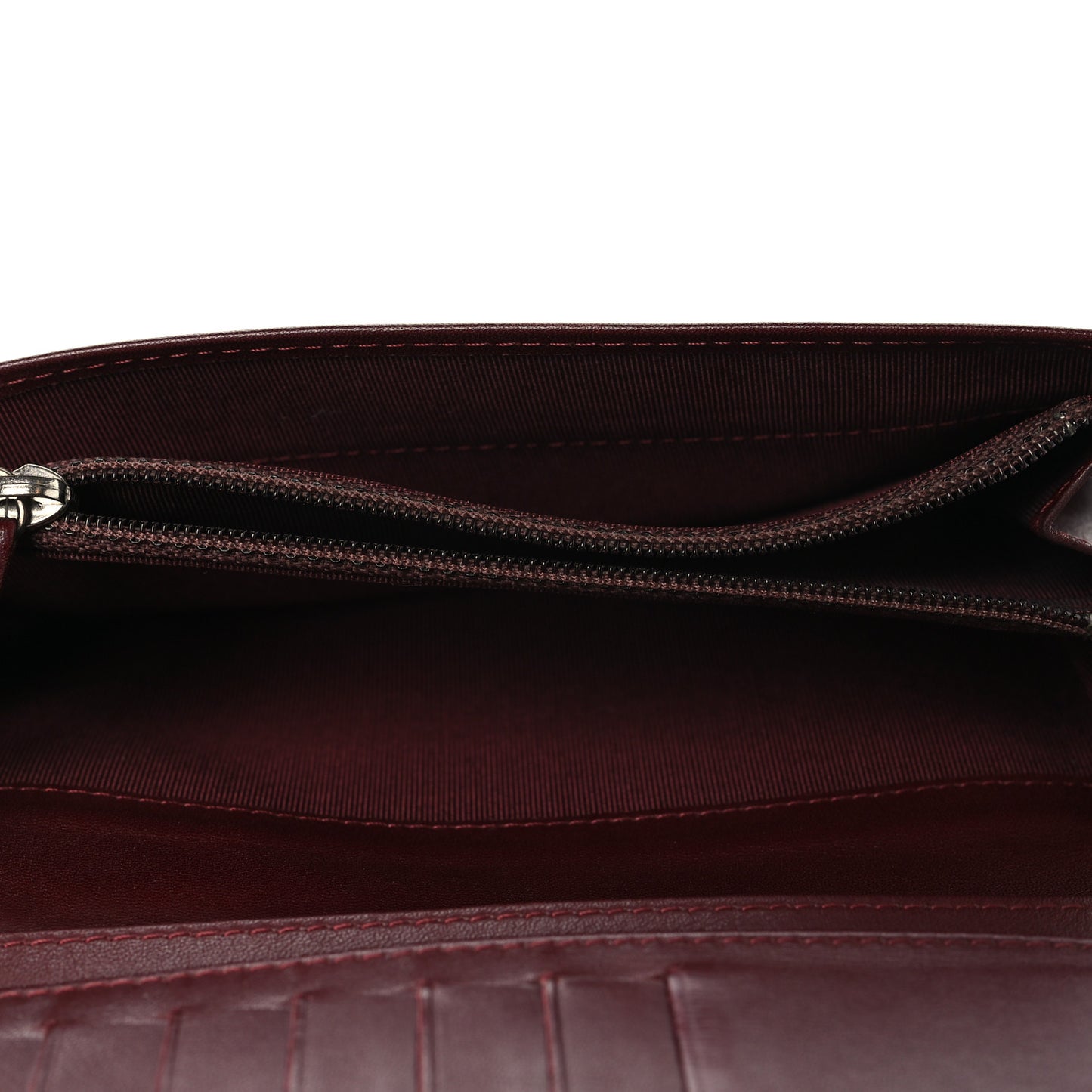 Caviar Quilted Yen Wallet Black