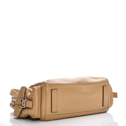 Prada Vitello Daino Buckle Shoulder Bag Sabbia 4 of 10
