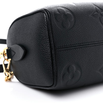 Louis Vuitton Empreinte Monogram Giant Speedy Bandouliere 20 Black 7 of 8