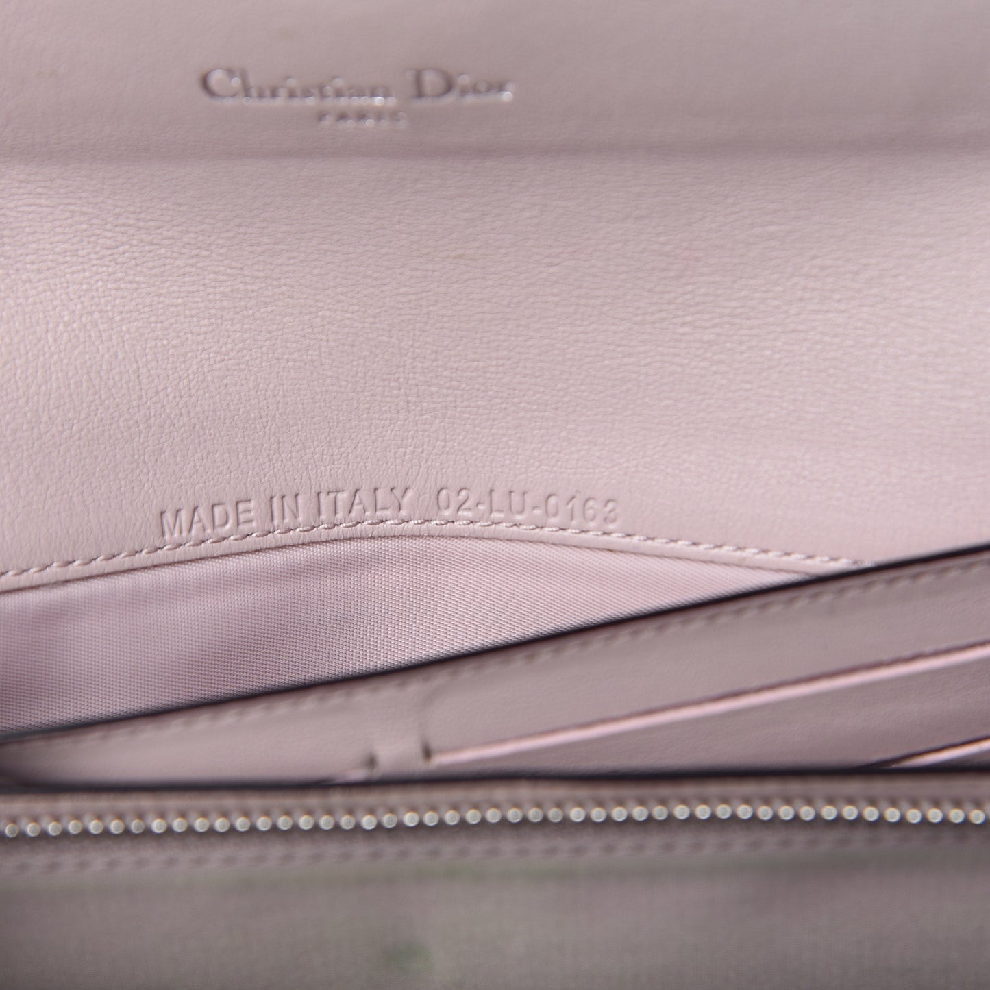 Smooth Calfskin Diorissimo Long Wallet Blue