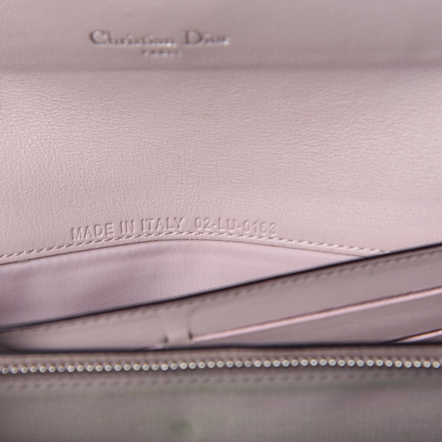 Christian Dior Smooth Calfskin Diorissimo Long Wallet Blue 7 of 9