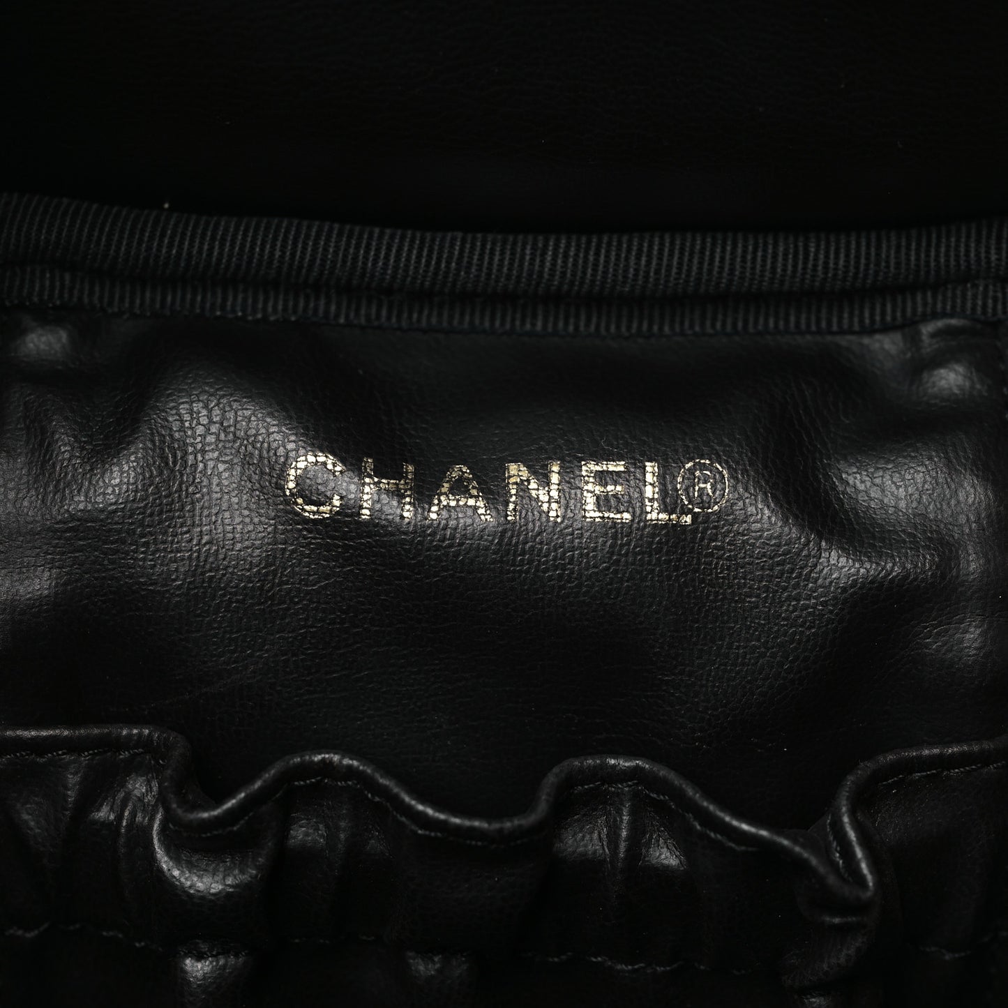 Caviar Cosmetic Vanity Bag Black