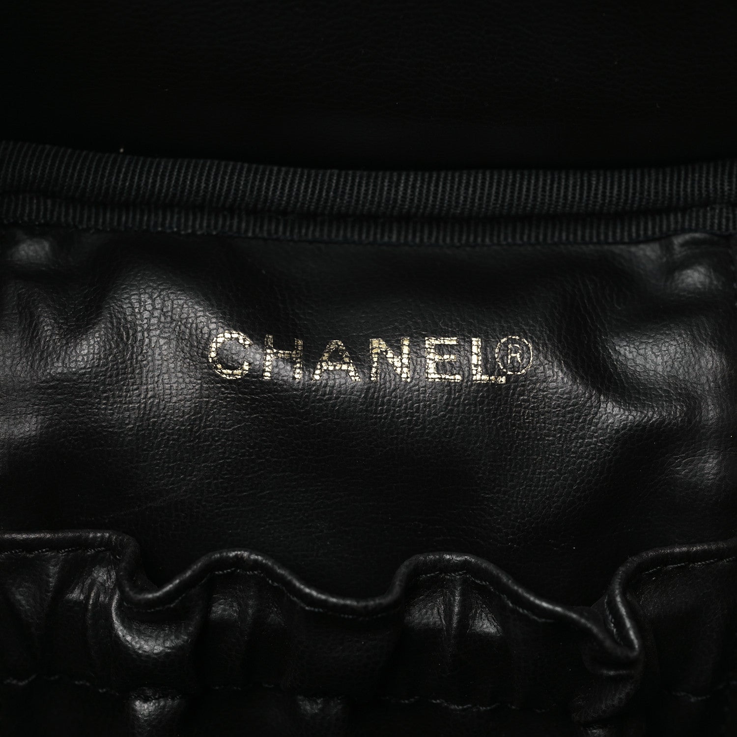 Chanel Caviar Cosmetic Vanity Bag Black 6 of 12
