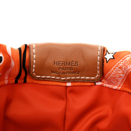 Hermes Barenia Silk Eperons d'Or Fourbi 25 MM Pouch Orange Fauve 6 of 11