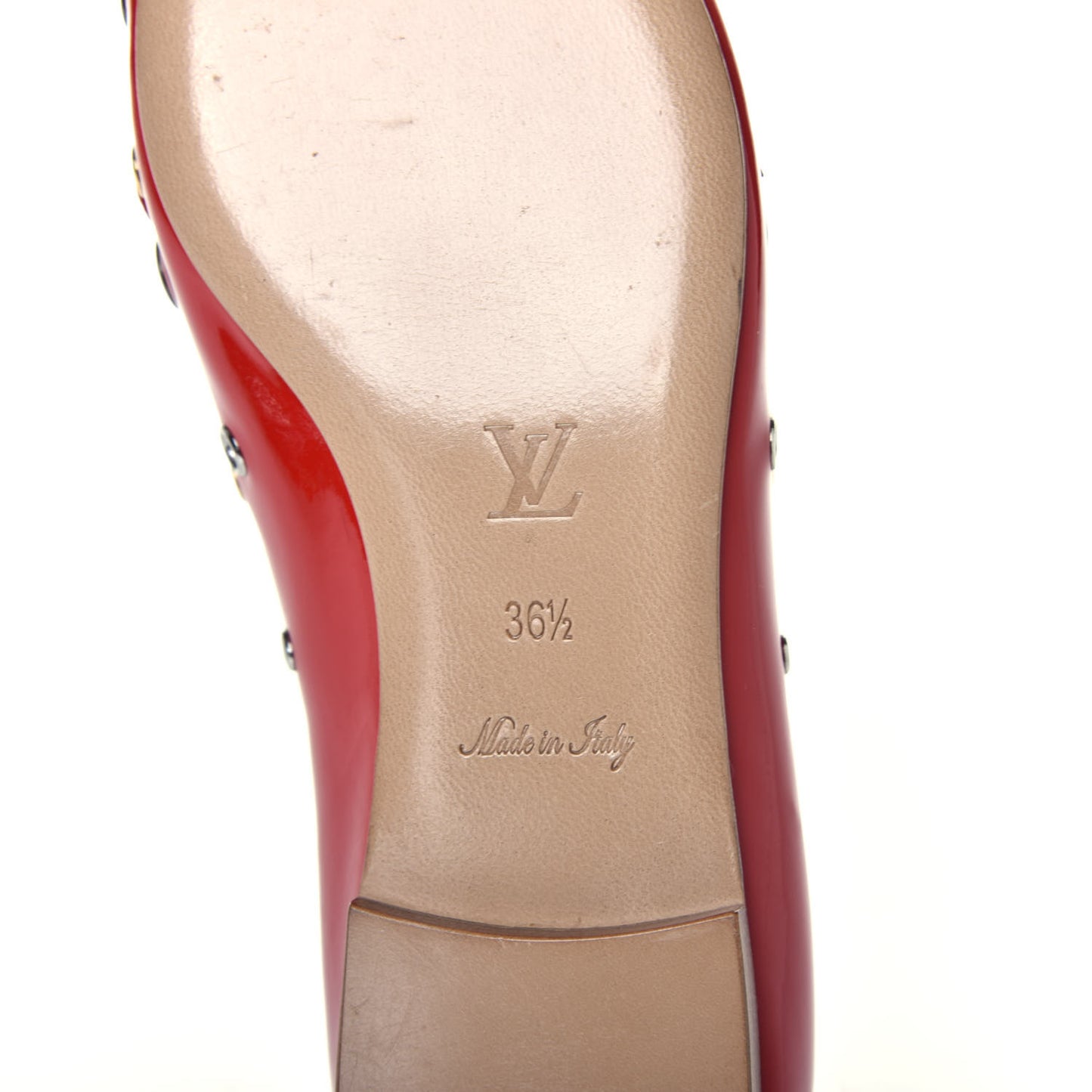 Patent Menina Ballerina Flats 36.5 Rouge
