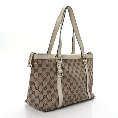 Gucci Monogram Medium Abbey Tote Off White 2 of 13