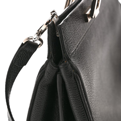 Gucci Grainy Calfskin Small Zumi Top Handle Bag Black 13 of 14