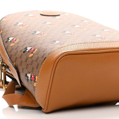 Gucci X DISNEY Mini Vintage GG Supreme Monogram Mickey Mouse Small Dome Backpack Beige Vintage Sun Oil 5 of 11