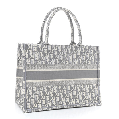 Christian Dior Oblique Medium Book Tote Grey 2 of 8