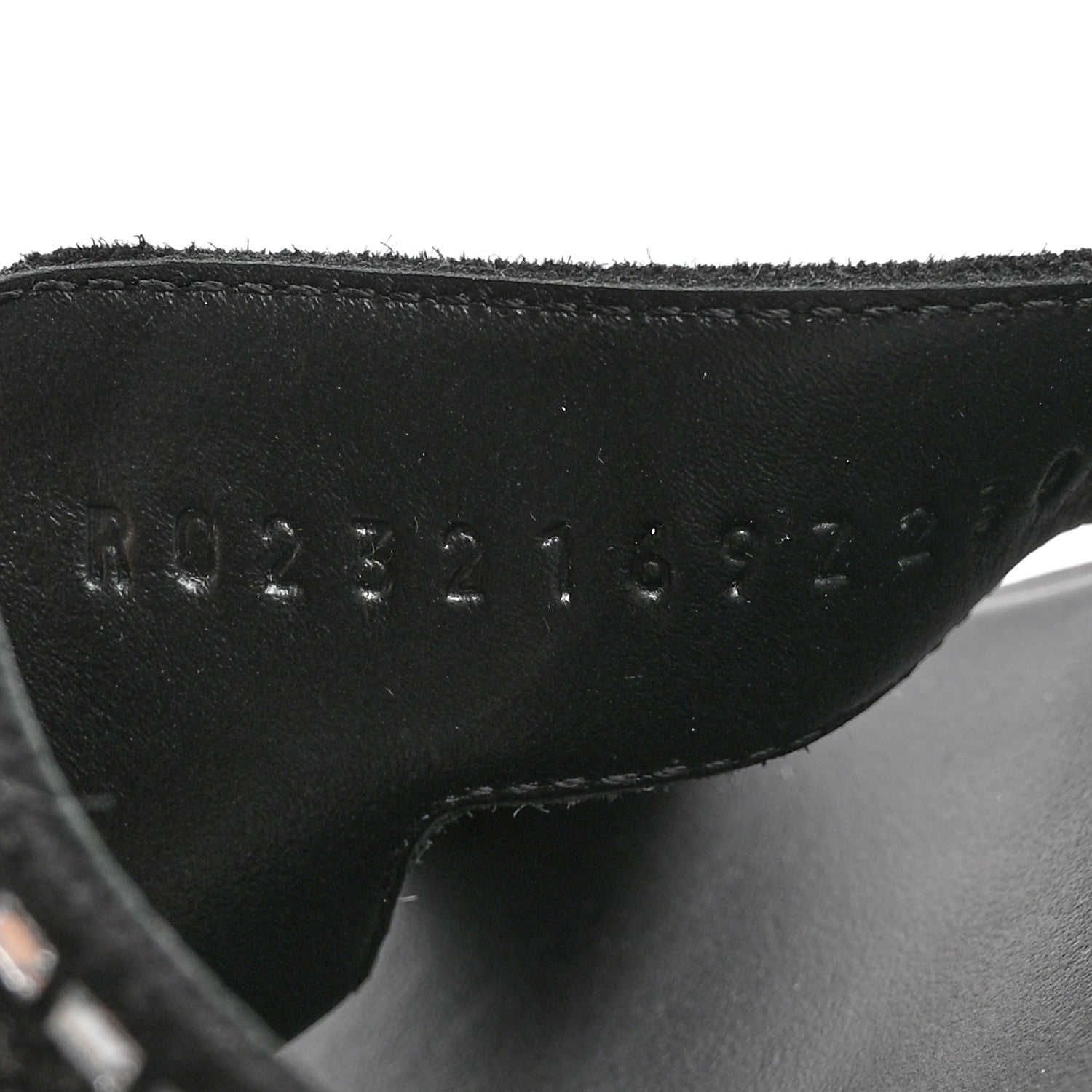 Hermes Suede Goatskin Crystal Embellished Oran Sandals 36.5 Black 7 of 8