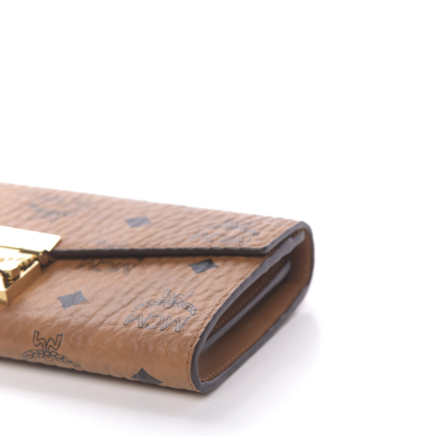 Visetos Large Patricia Wallet On Chain Cognac