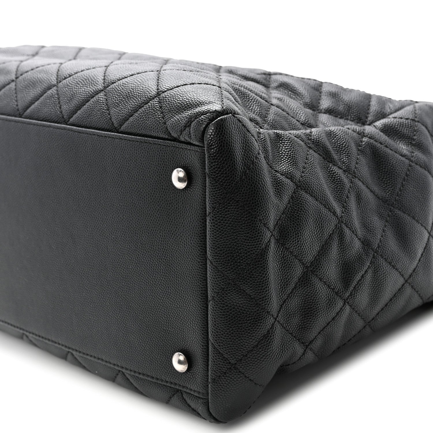 Chanel Caviar Quilted Large Coco Handle Shopping Tote Black 10 of 10