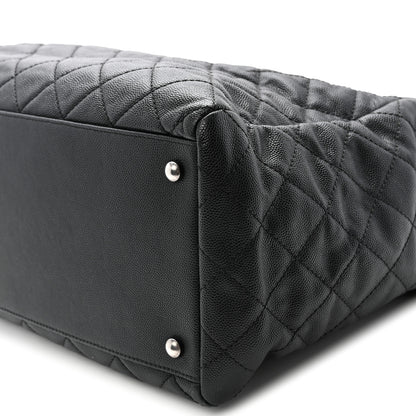 Chanel Caviar Quilted Large Coco Handle Shopping Tote Black 10 of 10