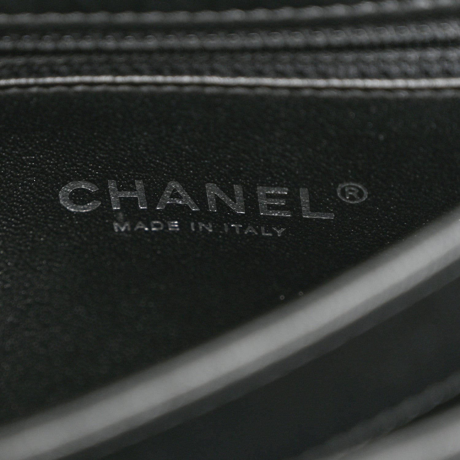Chanel Calfskin Sheepskin Watersnake Chevron Quilted CC Small Trendy CC Dual Handle Flap Bag Black 15 of 28