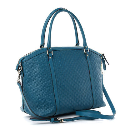 Gucci Soft Microguccissima Dome Satchel Deep Cobalt 3 of 11