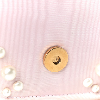 Dolce & Gabbana Moire Pearl Embellished Small Devotion Top Handle Bag Pink 12 of 17