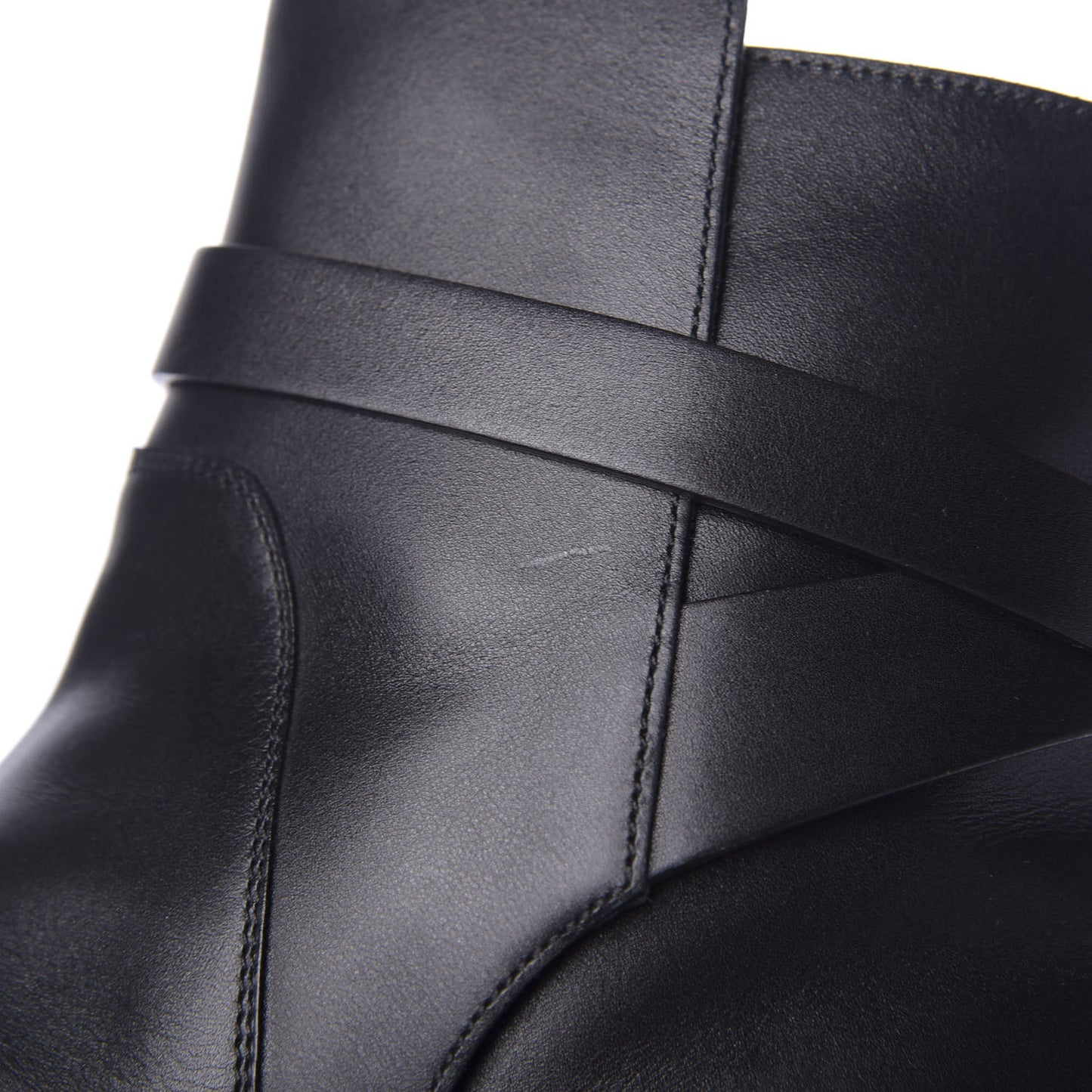 Calfskin Neo Low Boots 40 Black