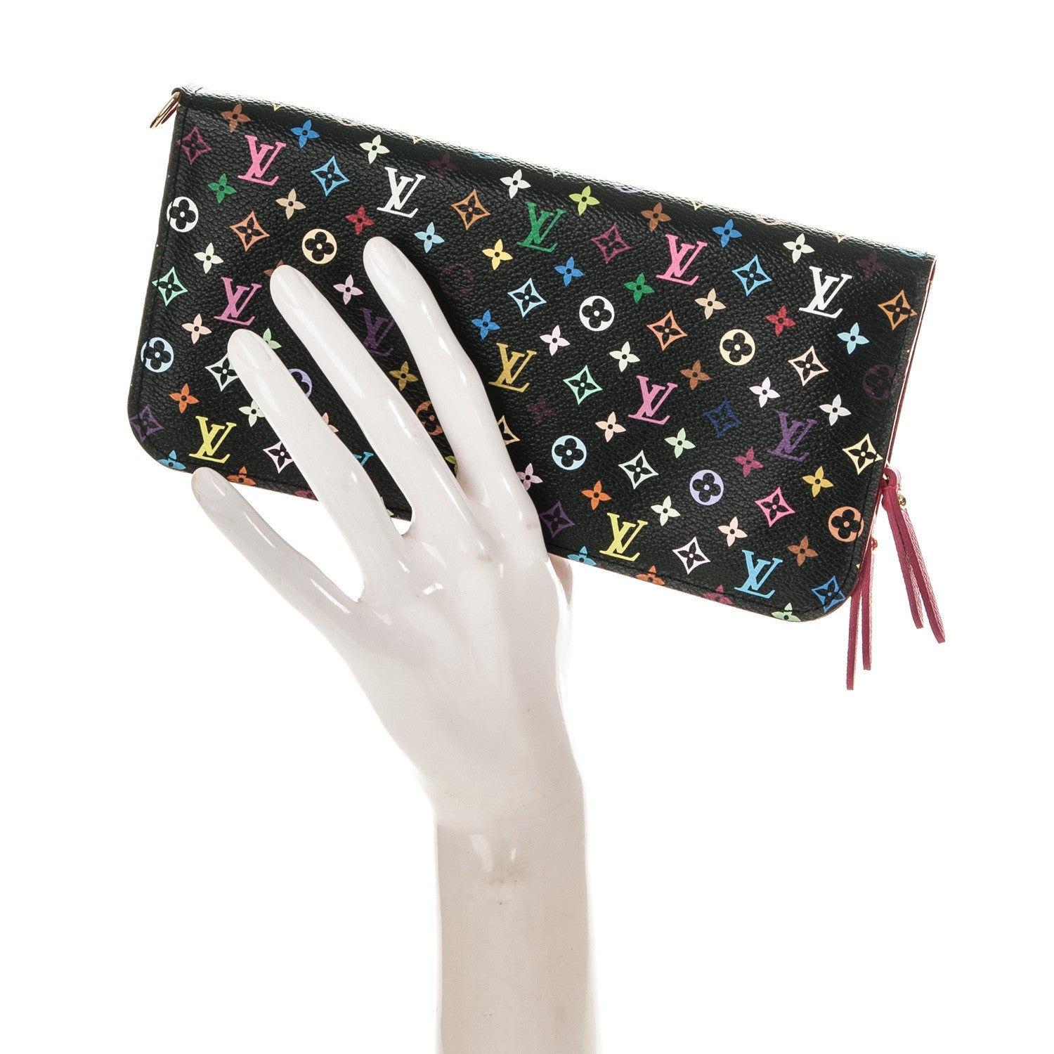 Louis Vuitton Monogram Multicolor Insolite Wallet Black Grenade 2 of 6