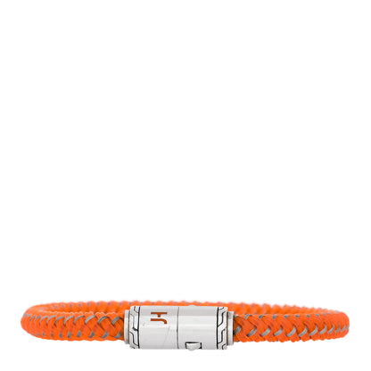 John Hardy Sterling Silver 6mm Cord Bracelet Orange 1 of 5