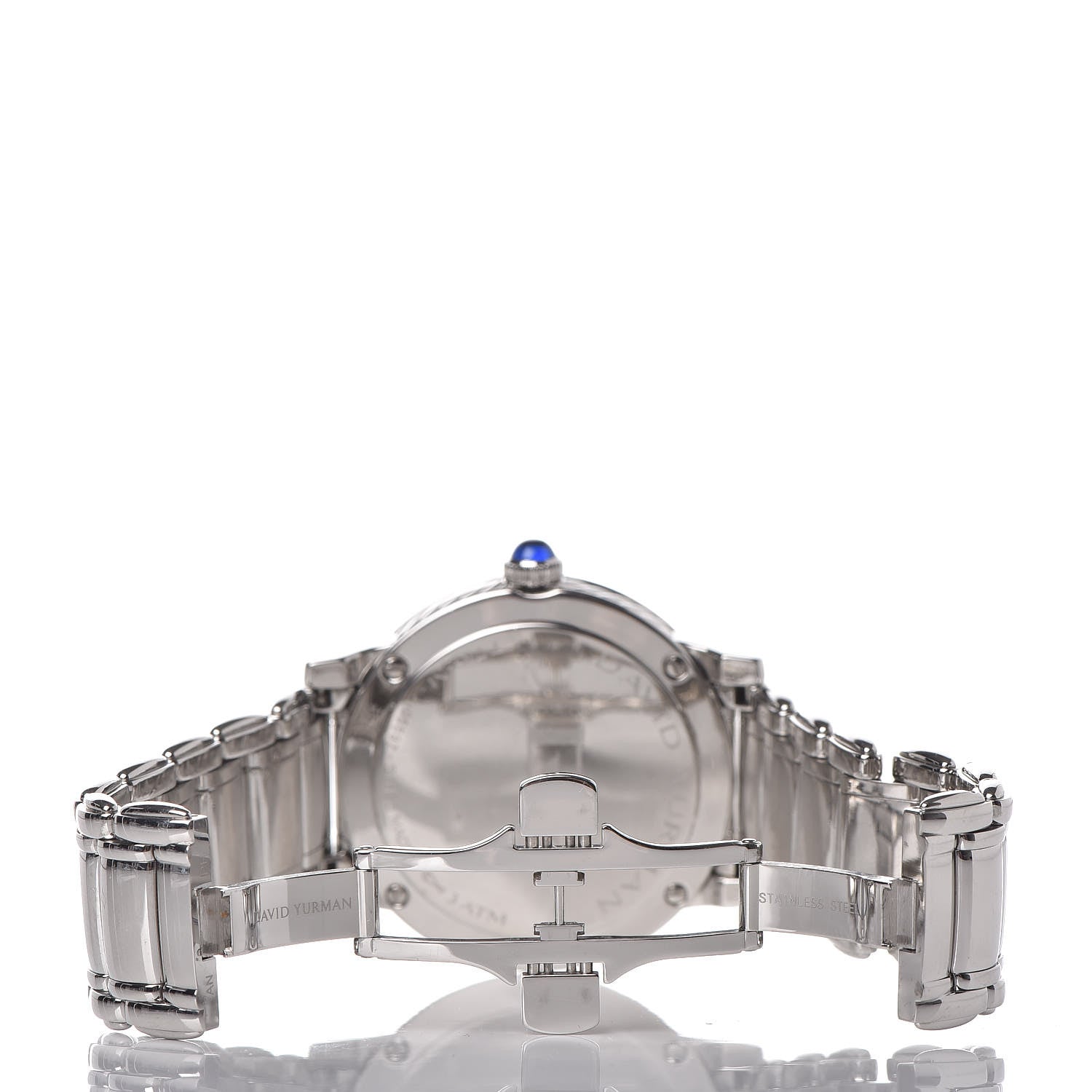 David Yurman Stainless Steel Diamond Bezel Mother of Pearl 38mm Classic Quartz Watch 6 of 8