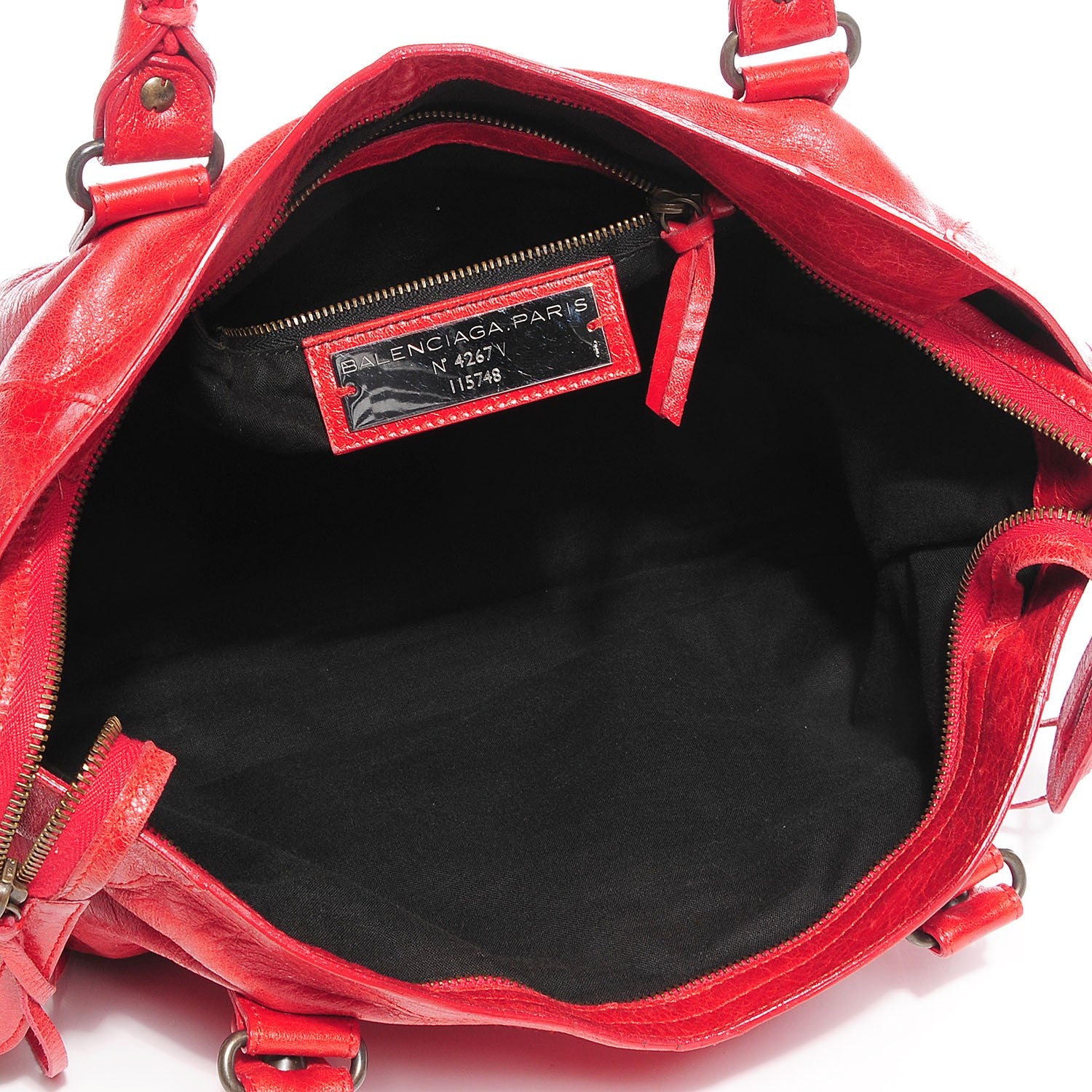 Balenciaga Chevre Classic Hardware City Rouge Vermillon 5 of 14