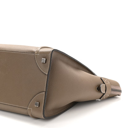 Celine Drummed Calfskin Mini Luggage Souris 8 of 8