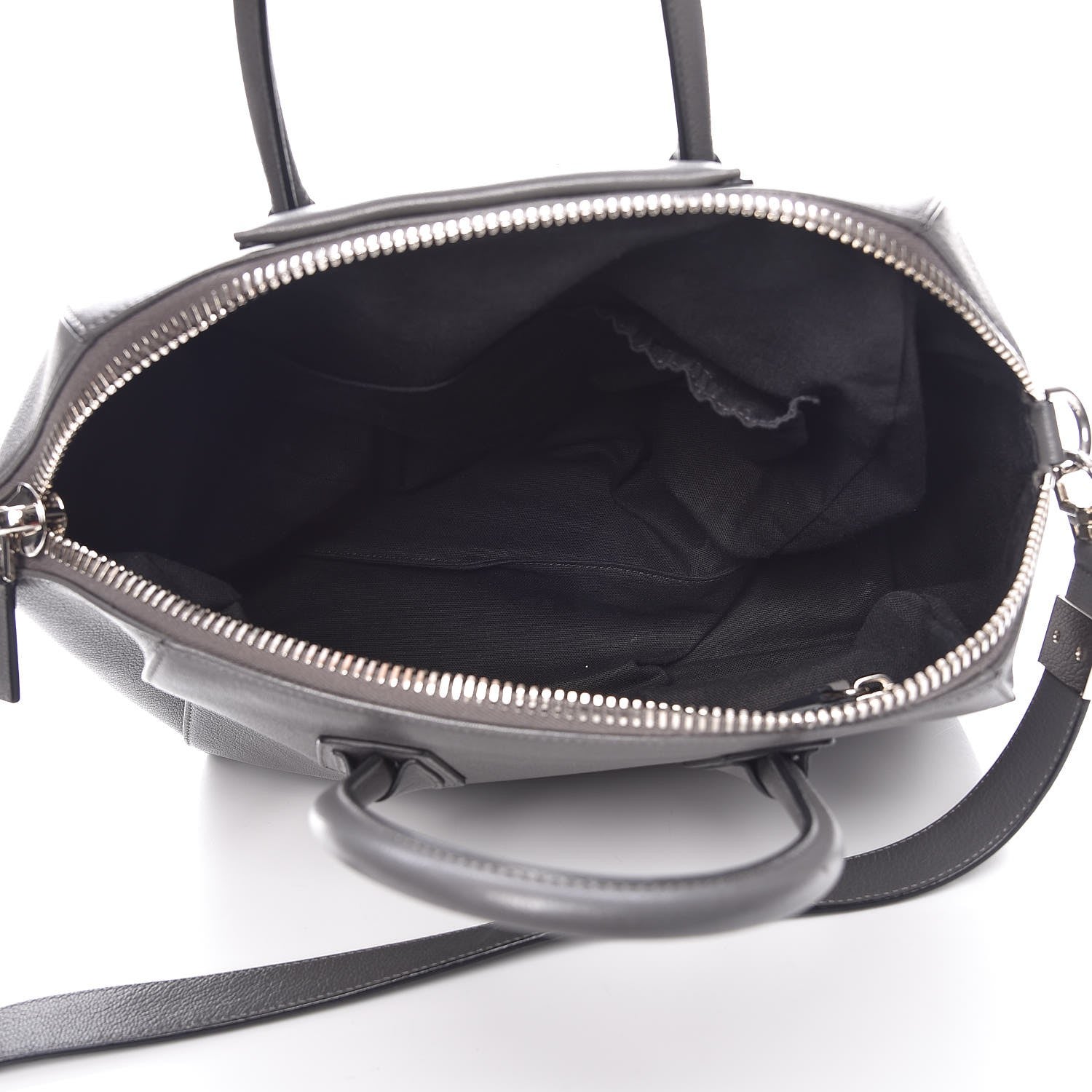Givenchy Sugar Goatskin Medium Antigona Dark Grey 6 of 10