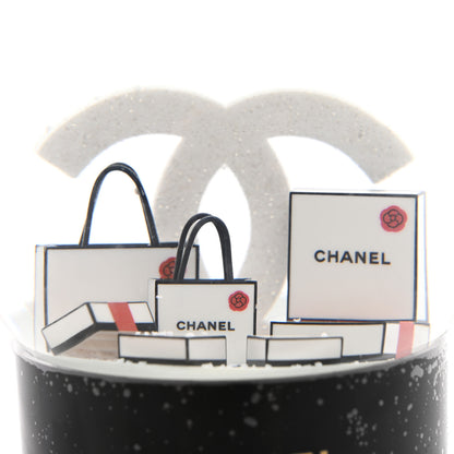 Chanel Glass CC Shopping Bag Snow Globe 7 of 8