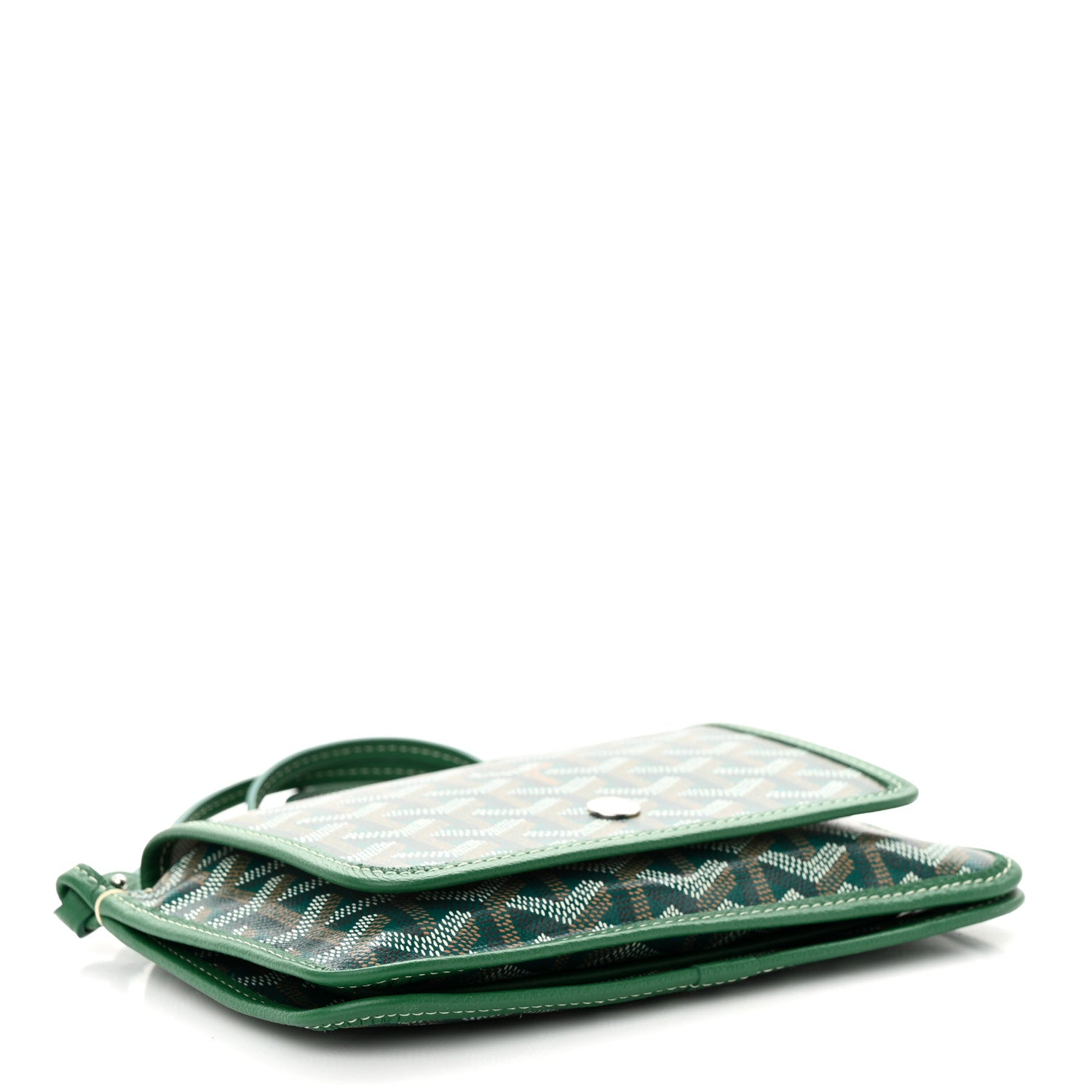 Goyard Goyardine Plumet Wallet Clutch Green 4 of 12