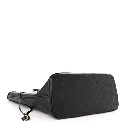 Louis Vuitton Empreinte Monogram Giant Neverfull MM Black 5 of 11