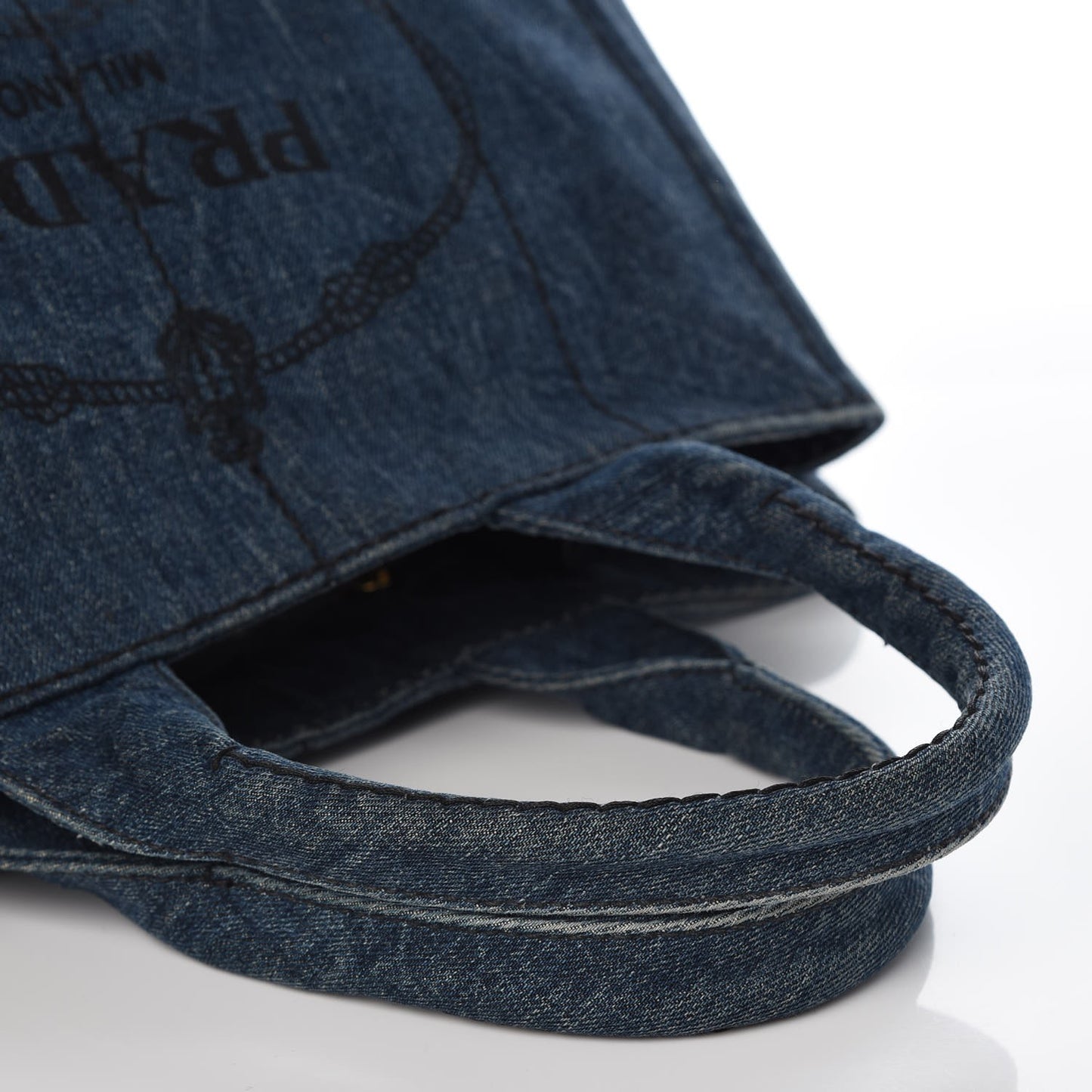Denim Logo Tote