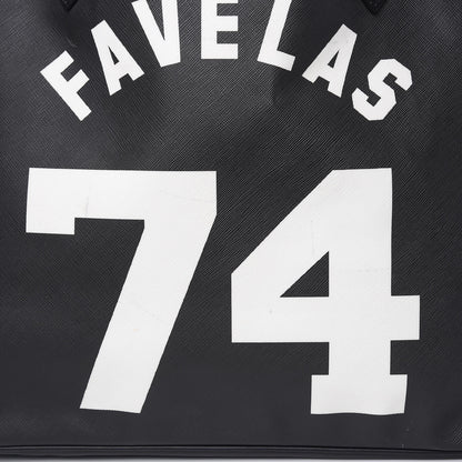 Givenchy Textured Coated Canvas Favelas Large Antigona Tote Black 12 of 14